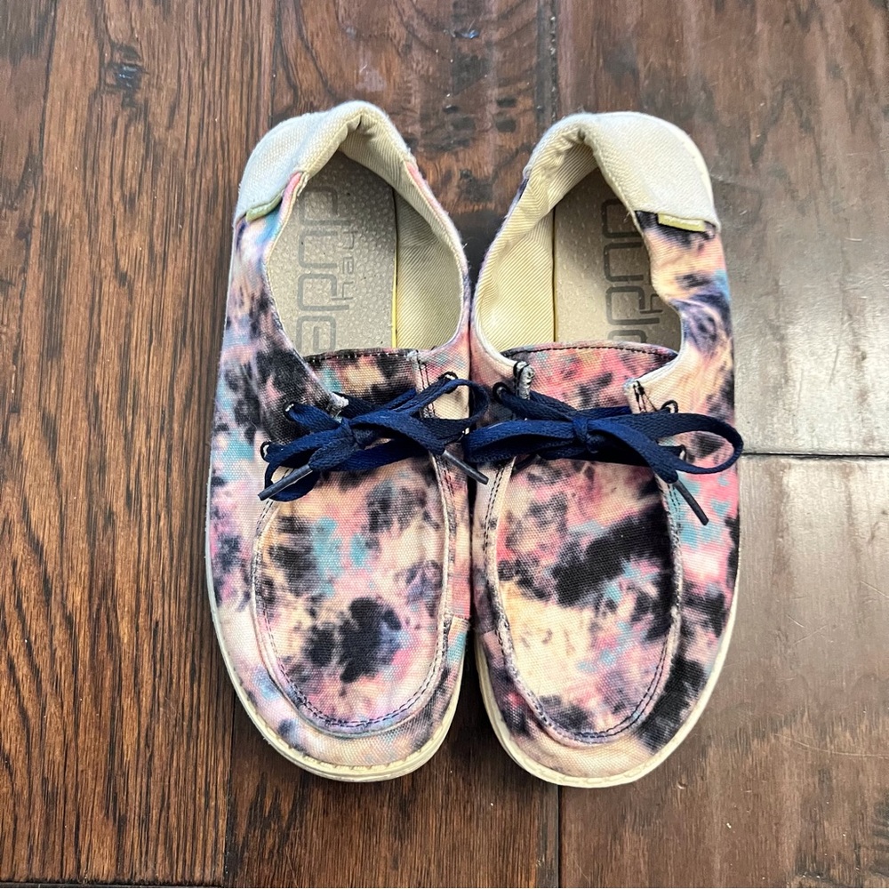 Hey Dude Wendy Tie Dye Navy Pink
